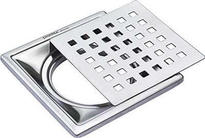 Plantex Floor Stainless Steel Push Down Strainer(15.5 cm Set of 1)