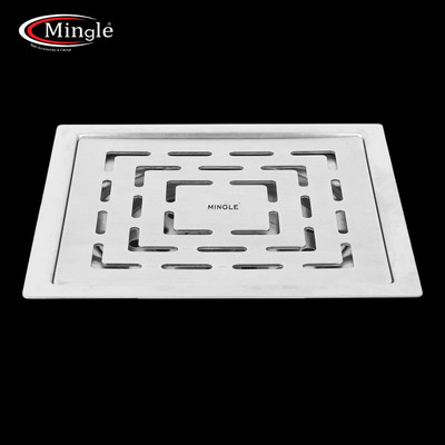 Mingle Floor Stainless Steel Pop-Up Strainer(12.5 cm Set of 1)
