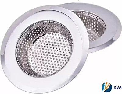 KVA Kitchen Sink Stainless Steel Push Down Strainer(11.2 cm Set of 1)