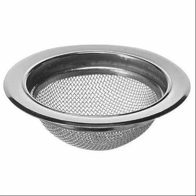 Dewdrops Kitchen Sink Stainless Steel Pop-Up Strainer(11 cm Set of 1)