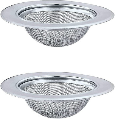 XTEND Kitchen Sink Stainless Steel Push Down Strainer(11 cm Set of 2)