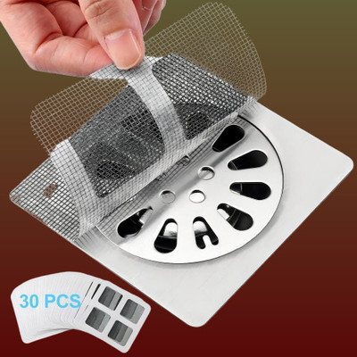 Vigypag Basin, Kitchen Sink, Bathroom Sink, Bathtub, Floor Plastic Push Down Strainer(10 cm Set of 30)