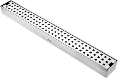RUHE Floor Stainless Steel Push Down Strainer(4 cm Set of 1)
