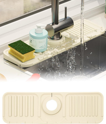 mshine Kitchen Sink, Basin Plastic Push Down Strainer(35 cm Set of 2)