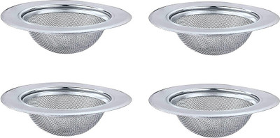 XTEND Kitchen Sink Stainless Steel Push Down Strainer(11 cm Set of 4)