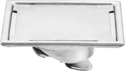 KAMAL Floor Stainless Steel Push Down Strainer(11 cm Set of 1)