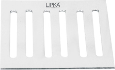 Lipka Floor Stainless Steel Push Down Strainer(10.6 cm Set of 1)
