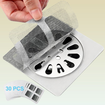 juggaris Basin, Kitchen Sink, Bathroom Sink, Bathtub, Floor Plastic Push Down Strainer(10 cm Set of 30)