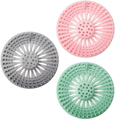 TOMATUS Basin Plastic Pop-Up Strainer(13 cm Set of 3)