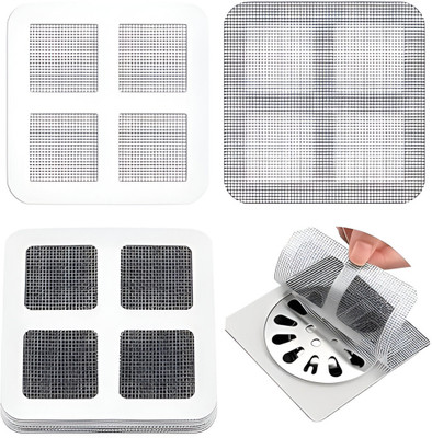 ABlue Clipper Bathroom Sink, Kitchen Sink Plastic Pop-Up Strainer(10 cm Set of 20)