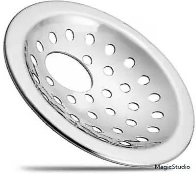 Ramya Floor Stainless Steel Push Down Strainer(12.7 cm Set of 1)