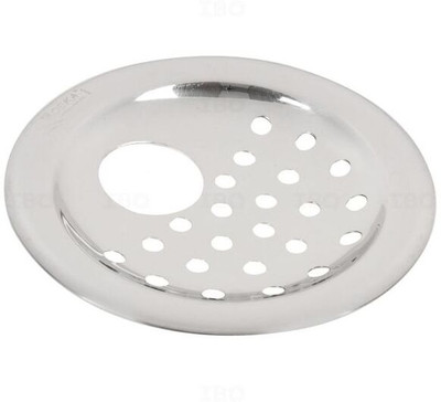 Goeka Floor Stainless Steel Push Down Strainer(7.5 cm Set of 1)