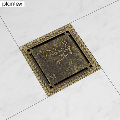 Plantex Floor Brass Push Down Strainer(12.5 cm Set of 1)