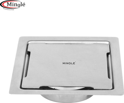 Mingle Floor Stainless Steel Pop-Up Strainer(15.24 cm Set of 1)