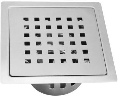Viking Floor Stainless Steel Push Down Strainer(12.5 cm Set of 1)