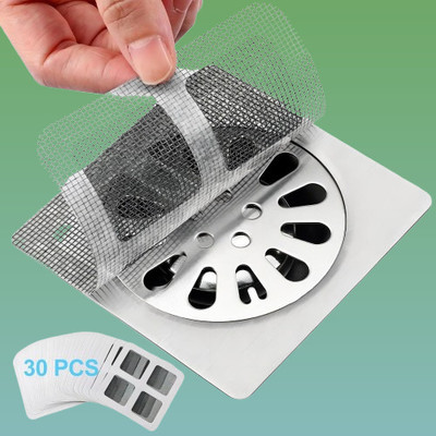 juggaris Basin, Kitchen Sink, Bathroom Sink, Bathtub, Floor Plastic Push Down Strainer(10 cm Set of 30)