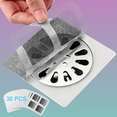 juggaris Basin, Kitchen Sink, Bathroom Sink, Bathtub, Floor Plastic Push Down Strainer(10 cm Set of 30)