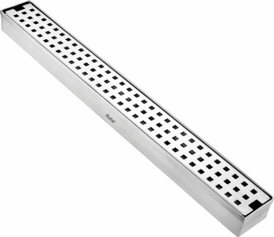 RUHE Floor Stainless Steel Push Down Strainer(4 cm Set of 1)