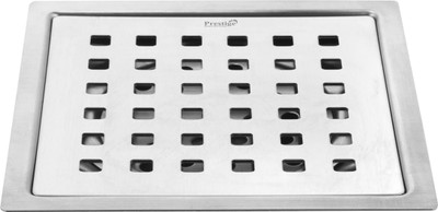 Prestige Floor Stainless Steel Push Down Strainer(15 cm Set of 1)