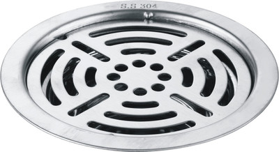 Coats Floor Stainless Steel Push Down Strainer(10 cm Set of 1)
