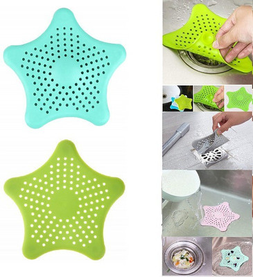Kreya Enterprise Basin Plastic Pop-Up Strainer(13.5 cm Set of 2)