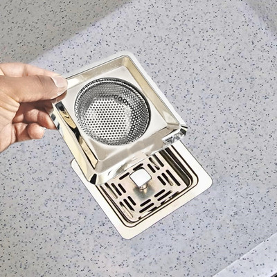 ArrayStyle Kitchen Sink Stainless Steel Pop-Up Strainer(11 cm Set of 1)