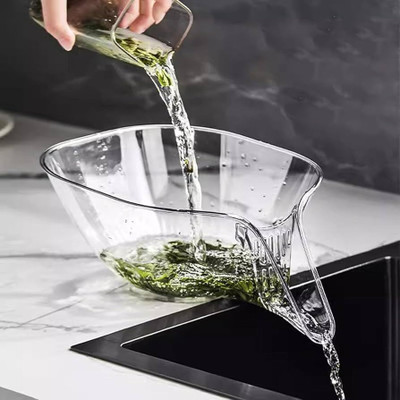 JAKHANIYA Kitchen Sink Plastic Push Down Strainer(12 cm Set of 1)