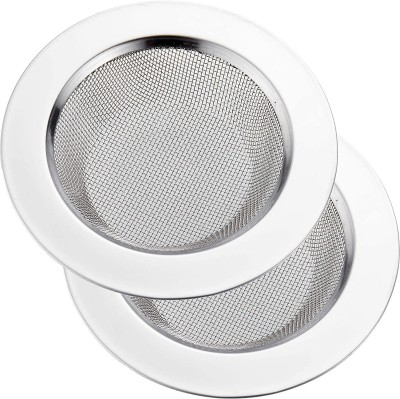 Hiru Kitchen Sink Stainless Steel Push Down Strainer(11 cm Set of 2)