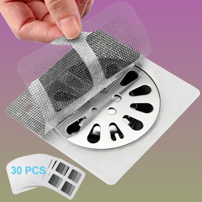 Orvis Basin, Kitchen Sink, Bathroom Sink, Bathtub, Floor Plastic Push Down Strainer(10 cm Set of 30)
