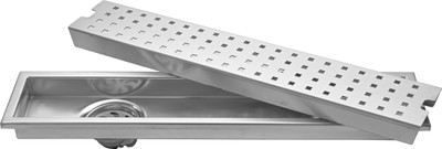Fossa Floor Stainless Steel Push Down Strainer(45 cm Set of 1)