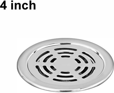 Sanjay Chilly Floor Stainless Steel Push Down Strainer(7.6 cm Set of 1)