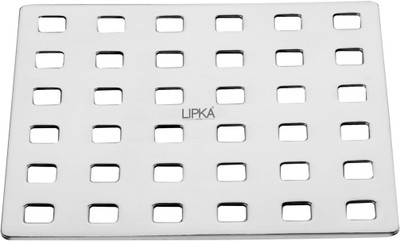 Lipka Floor Stainless Steel Push Down Strainer(20.3 cm Set of 1)