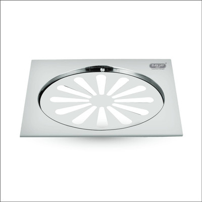 Sanjay Chilly Floor Stainless Steel Push Down Strainer(15.3 cm Set of 1)