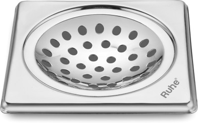 RUHE Floor Stainless Steel Push Down Strainer(11 cm Set of 1)