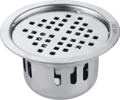 Coats Floor Stainless Steel Push Down Strainer(10 cm Set of 1)