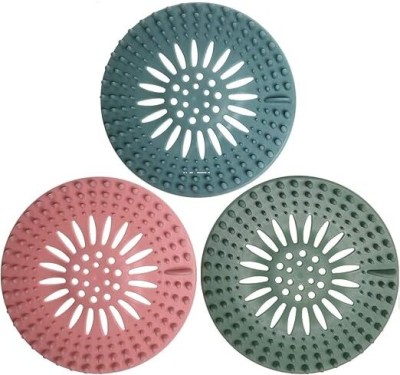 keplo Basin, Bathroom Sink, Kitchen Sink Plastic Push Down Strainer(4 cm Set of 6)