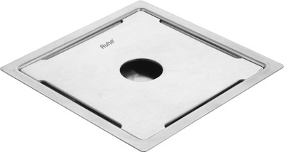 RUHE Floor Stainless Steel Push Down Strainer(9 cm Set of 1)