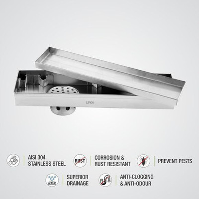 AQUATIDE Basin, Bathroom Sink, Bathtub, Floor, Kitchen Sink Stainless Steel Push Down Strainer(45.72 cm Set of 1)