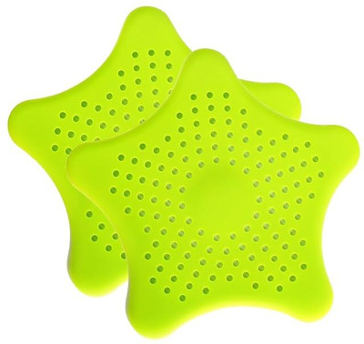 CARTIVA Kitchen Sink Plastic Push Down Strainer(10 cm Set of 2)