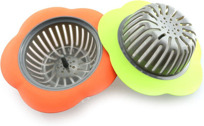 YANCI Basin Plastic Pop-Up Strainer(7.5 cm Set of 2)