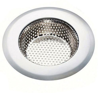 Vastra Kitchen Sink Stainless Steel Push Down Strainer(0.1 cm Set of 1)