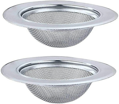 Vadhavan Kitchen Sink Stainless Steel Pop-Up Strainer(11 cm Set of 2)