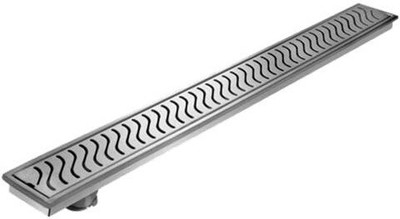 KAMAL Floor Stainless Steel Push Down Strainer(90 cm Set of 1)