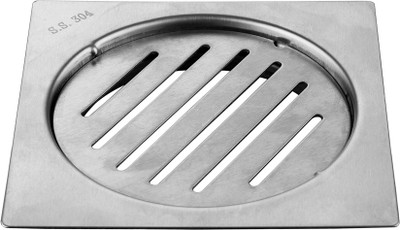 Coats Floor Stainless Steel Push Down Strainer(12.7 cm Set of 1)