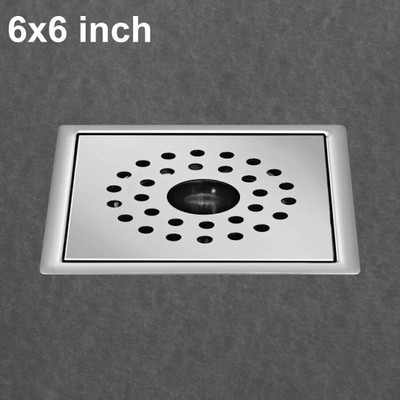 Sanjay Chilly Floor Stainless Steel Push Down Strainer(15.3 cm Set of 1)