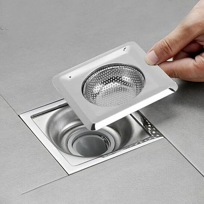 MICASHU Kitchen Sink Stainless Steel Push Down Strainer(11 cm Set of 1)