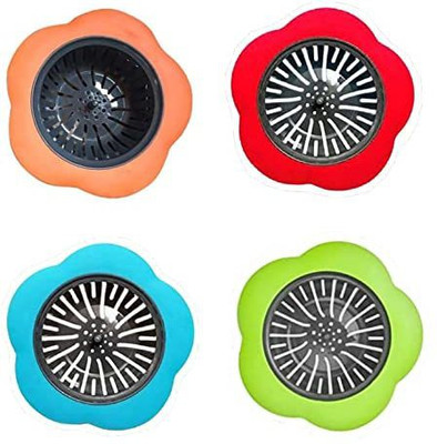 TOMATUS Basin Plastic Pop-Up Strainer(11 cm Set of 4)