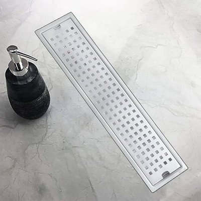 SMT Floor, Bathroom Sink Stainless Steel Push Down Strainer(30 cm Set of 1)