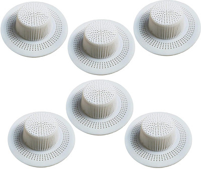 rushabh collections Basin, Kitchen Sink Stainless Steel Push Down Strainer(6 cm Set of 6)