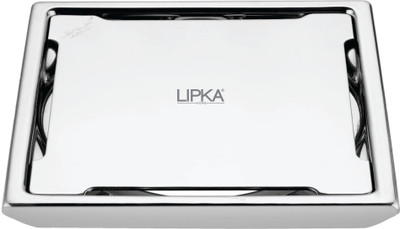 Lipka Floor Stainless Steel Push Down Strainer(12.7 cm Set of 1)